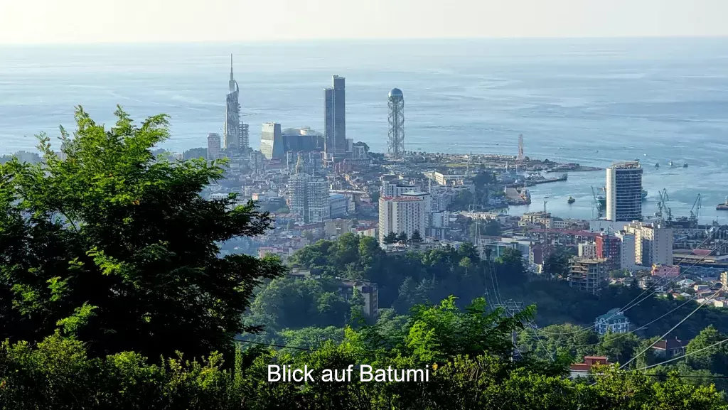 Blick auf Batumi Georgien Schwarzes Meer