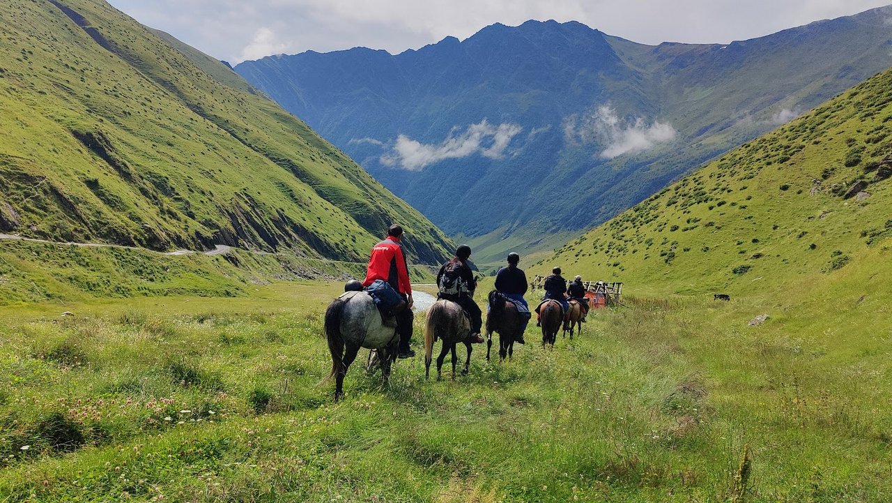 Reiterferien in Georgien im Kaukasus der Region Tuschetien