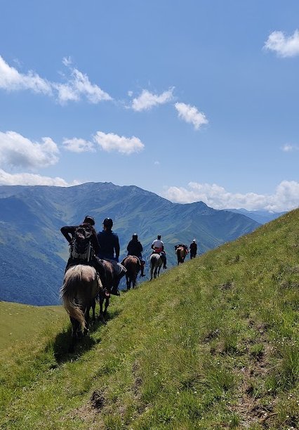 Reiterreise Tuschetien Georgien